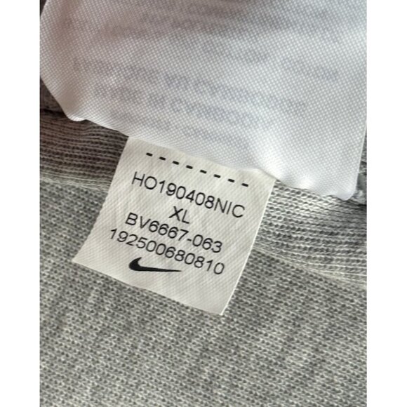 Nike USA Tech Fleece Windrunner Asym Full Zip Hoodie Woman's Sz XL Heather Grey - Picture 7 of 13